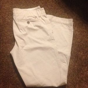 Relaxed fit American eagle khaki pants